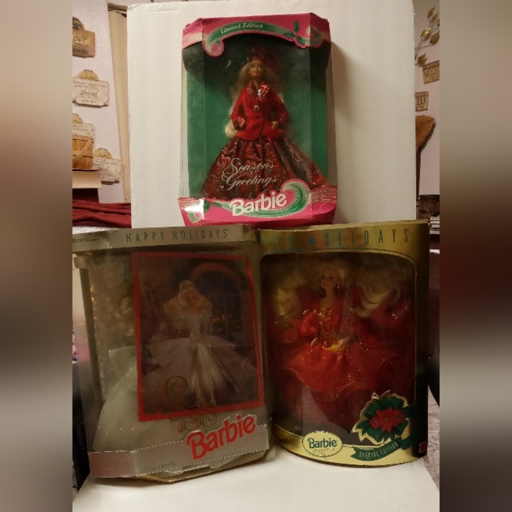 Vintage Barbie dolls 90's Mattel Beautiful Caucasian Limited & Special Edition